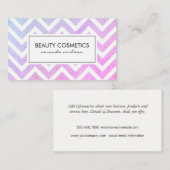 Carte De Visite Elégant et élégant Chevron (Devant / Derrière)