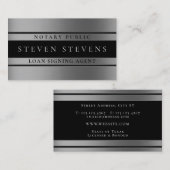 Carte De Visite élégant et métallique (Devant / Derrière)