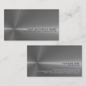 Carte de visite élégant et métallique (Devant / Derrière)