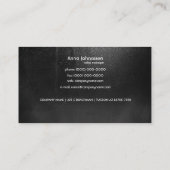 Carte de visite élégant et minimalistic (Dos)