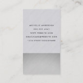 Carte De Visite Élégant et moderne (Dos)