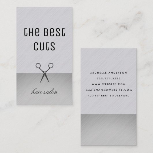 Carte De Visite Élégant et moderne (Devant / Derrière)