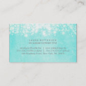 Carte De Visite Élégant et moderne bleus (Dos)