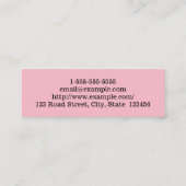 Carte de visite élégant et propre d'avocat-conseil (Dos)