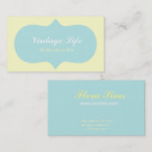 Carte de visite élégant et sucré (Devant / Derrière)