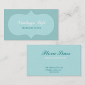 Carte de visite élégant et sucré (Devant / Derrière)