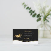 Carte De Visite Elegant Eyelash Extensions Lash Aftercare (Debout devant)