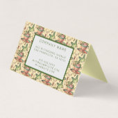 Carte De Visite Élégant Floral Moderne (Dos)