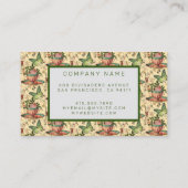 Carte De Visite Élégant Floral Moderne (Dos)