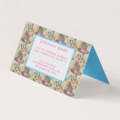 Carte De Visite Élégant Floral Moderne (Dos)