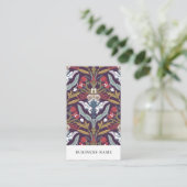 Carte De Visite Elegant Floral Pattern (Debout devant)
