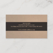 Carte De Visite Elégant Flou Vin Floral Bordure Concepteur intérie (Dos)