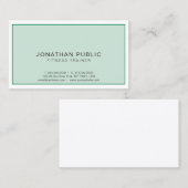 Carte De Visite Élégant formateur sportif professionnel moderne (Devant / Derrière)