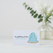 Carte De Visite Elégant gâteau Designer (Debout devant)
