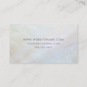 Carte De Visite Élégant gâteau Mariage Baker (Dos)