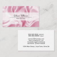 Élégant Glam rose Satin Feminine