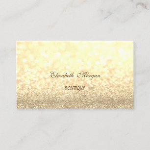 Carte De Visite Élégant Glamour Professionnel Étincelant