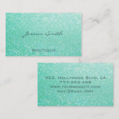 Carte De Visite Élégant glamour proffésien (Devant / Derrière)