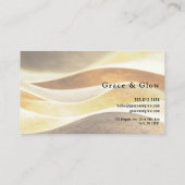 Carte De Visite Elegant Gold Fabric (Dos)