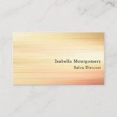 Carte De Visite Elegant gold lines (Devant)