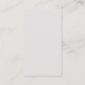 Carte De Visite Elégant gris ardoise Abstraite Fleur moderne (Dos)