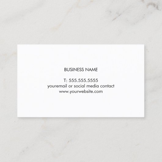 Carte De Visite Élégant gris foncé Lignes blanches Consultant (Dos)