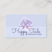 Carte De Visite Élégant Groomer pour animaux de compagnie - Logo P (Devant)