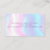 Carte De Visite Elégant, Guitare de Parties scintillant, Enseignan (Dos)