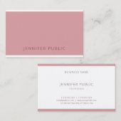 Carte De Visite Élégant Harmonie des couleurs Design simple Modèle (Devant / Derrière)