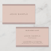 Carte De Visite Élégant harmonique couleurs professionnel élégant (Devant / Derrière)