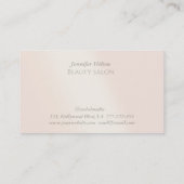 Carte De Visite Elégant holographique de luxe perle lumineux (Dos)