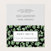 Carte De Visite Élégant hybride floral-animal (Extérieur déplié)