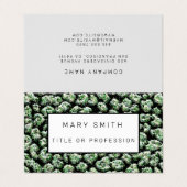 Carte De Visite Élégant hybride floral-animal (Extérieur déplié)