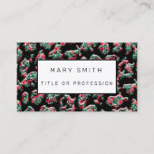 Carte De Visite Élégant hybride floral-animal (Devant)