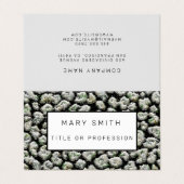 Carte De Visite Élégant hybride floral-animal (Extérieur déplié)