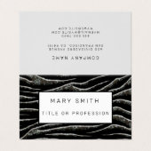 Carte De Visite Élégant hybride floral-animal (Extérieur déplié)