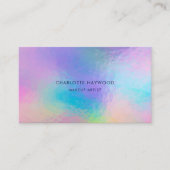 Carte De Visite Élégant iridescent moderne (Devant)