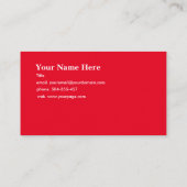 Carte De Visite Élégant Kimono d'automne japonais (Dos)