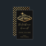 Carte De Visite Elégant Las Vegas Destination Mariage Boire billet<br><div class="desc">Célébrez dans le style avec ce billet de boisson mariage moderne et très tendance de Las Vegas. Customisez simplement le design avec votre propre libellé et donnez-les à vos invités afin qu'ils puissent échanger une boisson gratuite à votre mariage. Les éléments correspondants se trouvent dans la collection.</div>