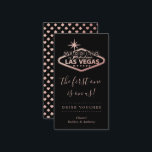 Carte De Visite Elégant Las Vegas Destination Mariage Boire billet<br><div class="desc">Célébrez dans le style avec ce billet de boisson mariage moderne et très tendance de Las Vegas. Customisez simplement le design avec votre propre libellé et donnez-les à vos invités afin qu'ils puissent échanger une boisson gratuite à votre mariage. Les éléments correspondants se trouvent dans la collection.</div>