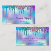 Carte De Visite Élégant Lecteurs Modernes Holographique Ajouter Vo (Devant / Derrière)