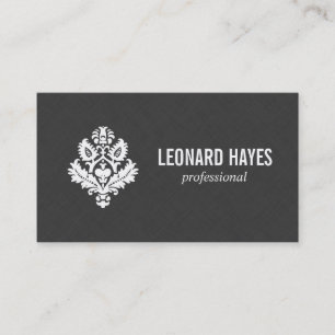 Carte De Visite Élégant   Lin   Élément II