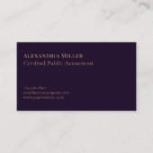 Carte De Visite Élégant Logo Compass Services Gold Compass (Devant)