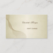 Carte De Visite Élégant Luxe Chic Professionnel (Devant)