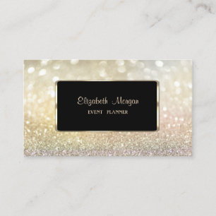 Carte De Visite Elégant Luxe Design, Moderne Bokeh