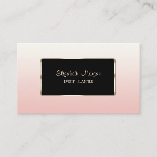 Carte De Visite Élégant Luxe Design Professionnel (Devant)