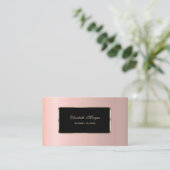 Carte De Visite Élégant Luxe Design Professionnel (Debout devant)