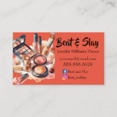 Carte De Visite Élégant maquilleur (Devant)