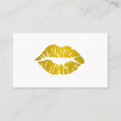 Carte De Visite Elégant maquilleur Faux Parties scintillant Chic L (Devant)