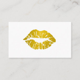 Carte De Visite Elégant maquilleur Faux Parties scintillant Chic L